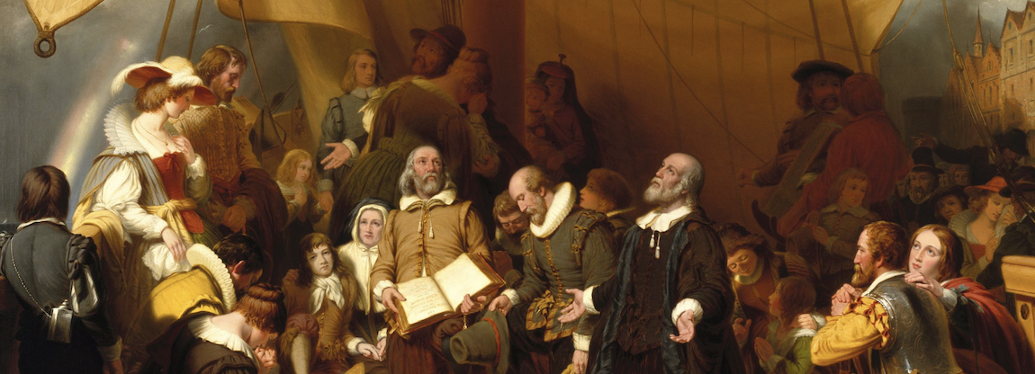 Pilgrims on the Mayflower