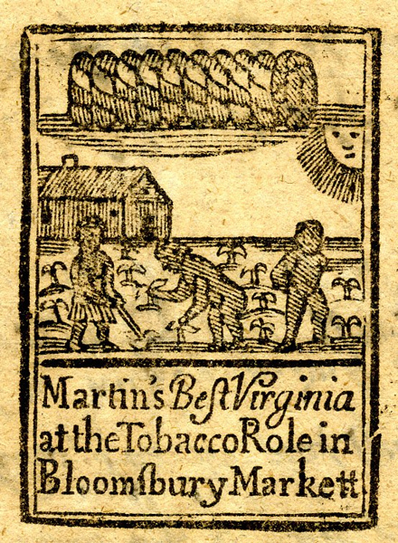 Colonial tobacco advertisement