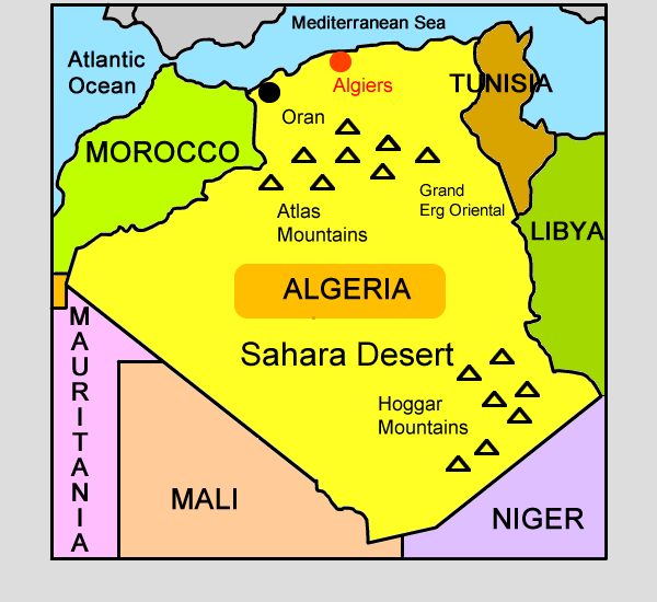 Algeria Interactive Map