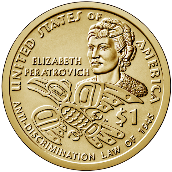 Elizabeth Peratrovich Coin