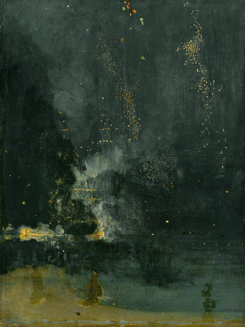 Nocturne in Black and Gold – The Falling Rocket (1874)