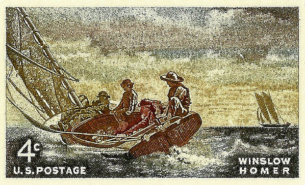 Winslow Homer Postage Stamp