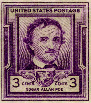 Edgar Allan Poe Postage Stamp