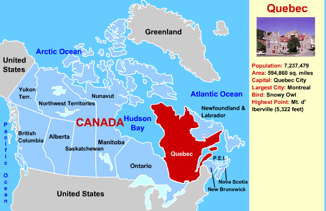 Canada Interactive Map