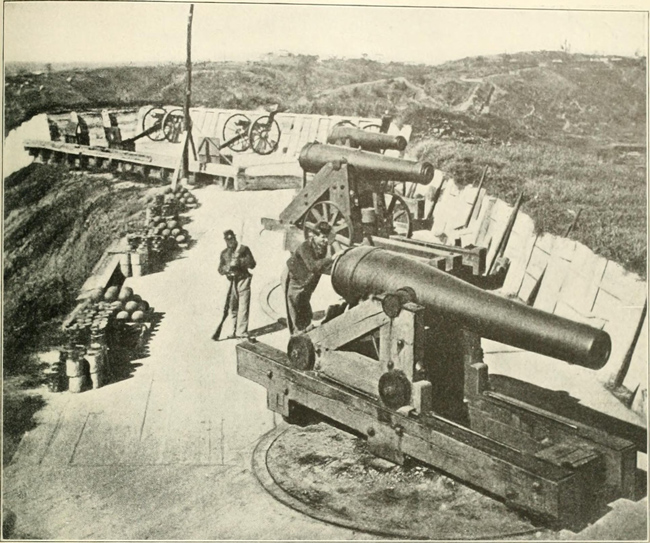 Artillery used to bombard Vicksburg