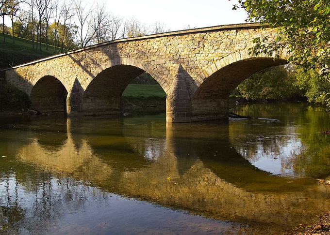 Burnside's Bridge Overlooking Antietam Creek