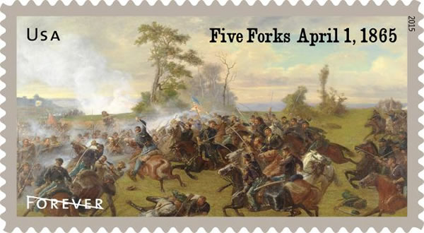 Five Forks Postage Stamp