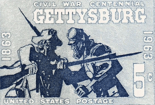 Gettysburg Postage Stamp