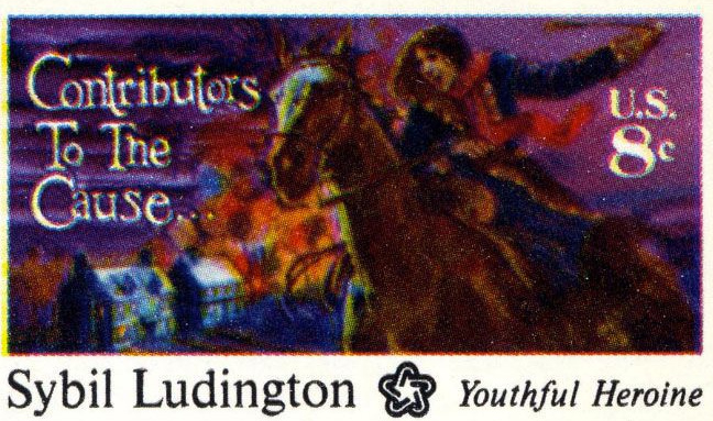 Sybil Ludington Stamp