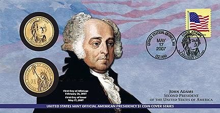 John Adams First Day Cover