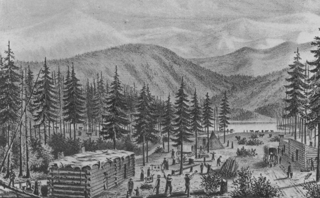 Truckee Lake Camp - The Donner Party