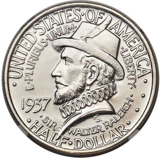 Sir Walter Raleigh coin
