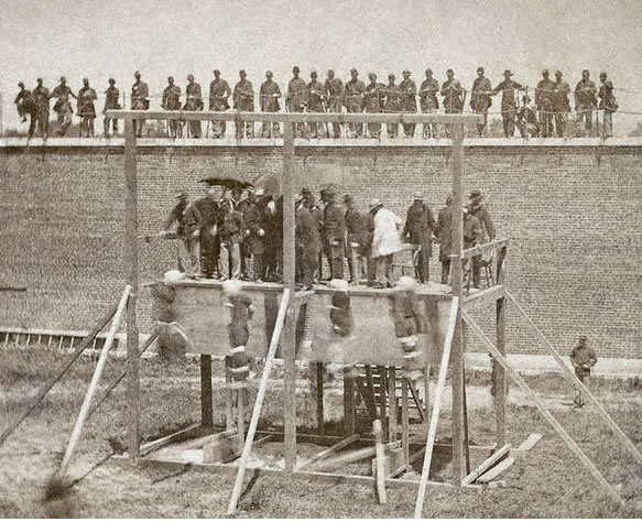 The execution of Lincoln's conspirators