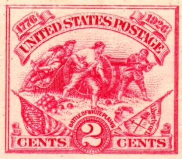 Battle of White Plains Postage Stamp