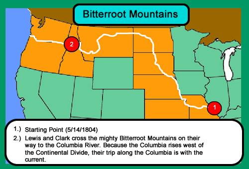 Lewis and Clark in the Bitterroots