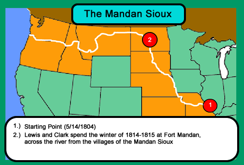 Lewis and Clark meet the Teton Sioux