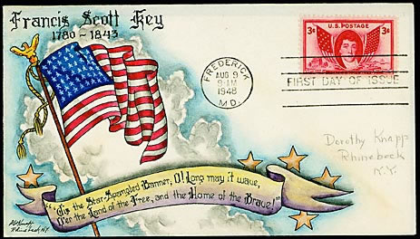 Francis Scott Key First Day Cover