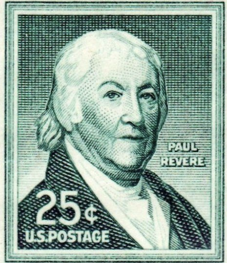 Paul Revere Postage Stamp