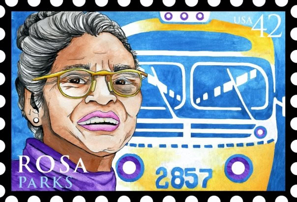 Rosa Parks Postage Stamp