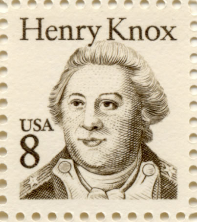 Henry Knox Postage Stamp 