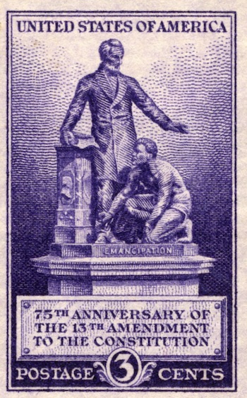 13th Amendment Commemorative Postage Stamp