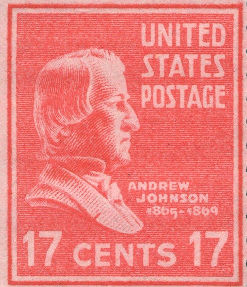 Andrew Johnson Postage stamp
