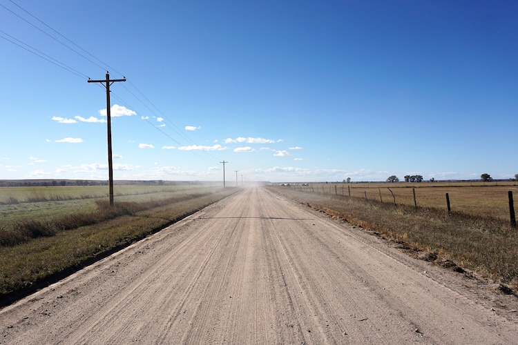 Dusty Road in Nebraska