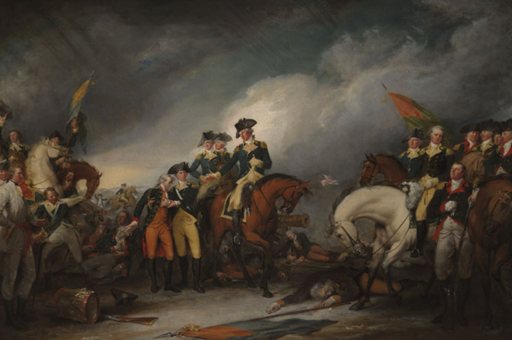 Capture of the Hessians on December 26, 1776 by John Trumbull