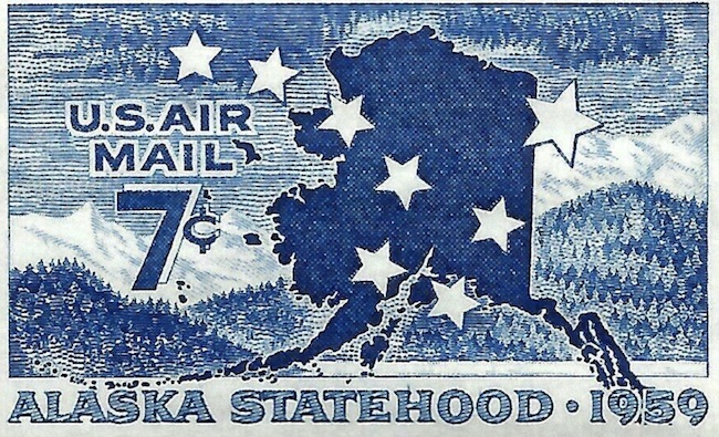 Alaska Statehood Stamp