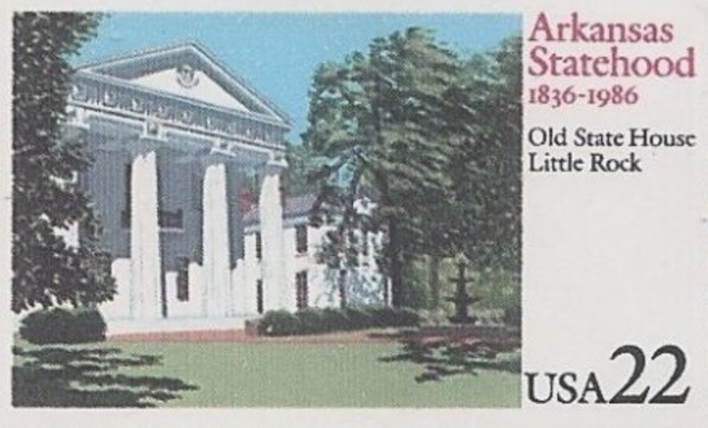 Arkansas Statehood Stamp