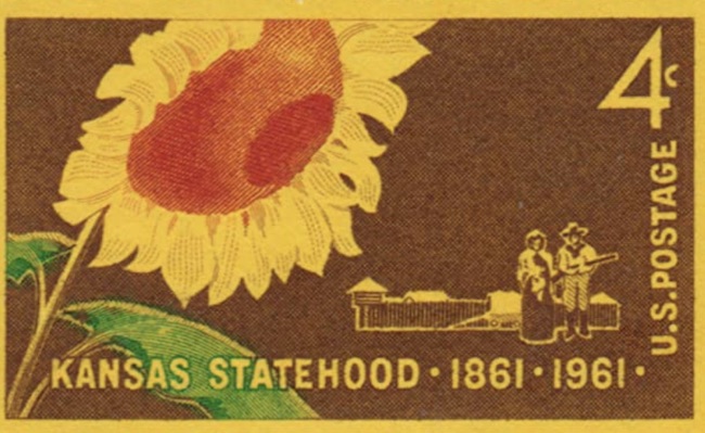 Kansas Statehood Stamp