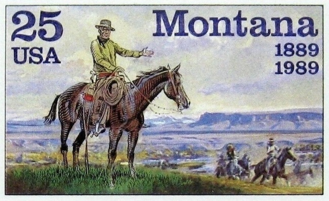 Montana Statehood Stamp