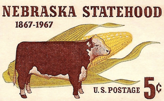 Nebrasks Statehood Stamp