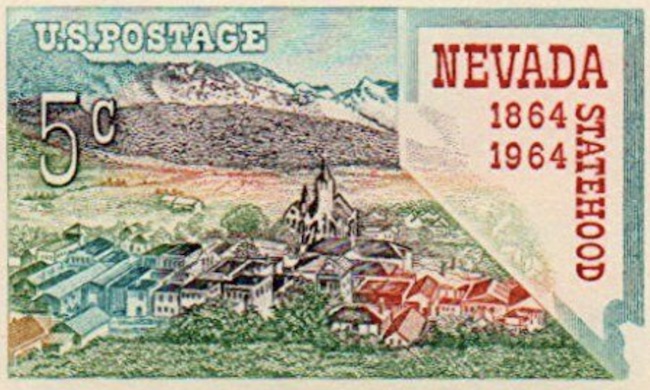 Nevada Statehood Stamp