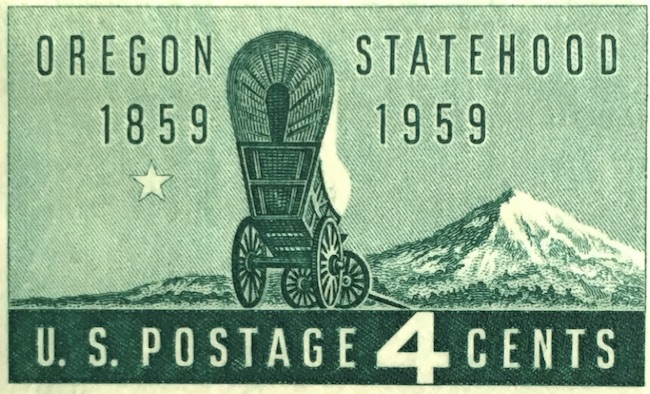 Oregon Statehood Stamp