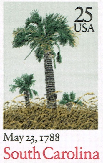 South Carolina Statehood Stamp