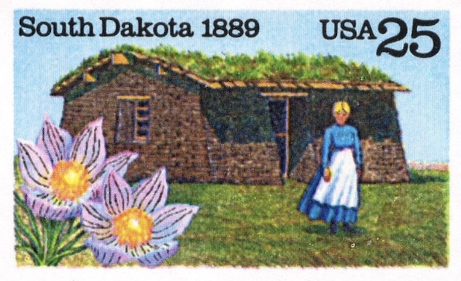 South Dakota Statehood Stamp