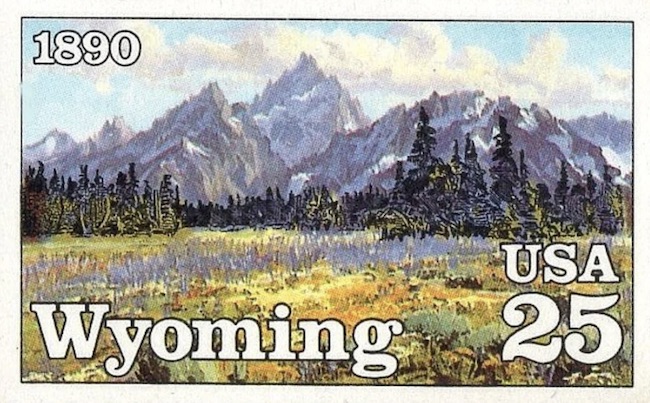 Wyoming Statehood Stamp