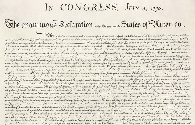 Four Dollar Declaration of Independence