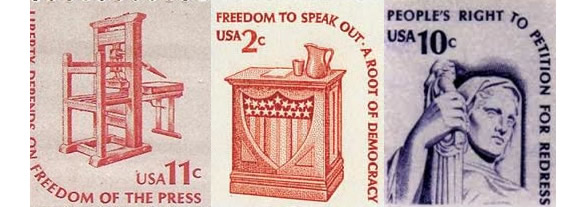 First Amendment Stamps