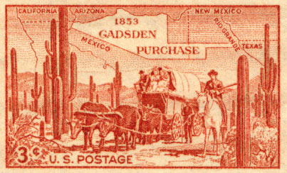 Gadsden Purchase Postage Stamp