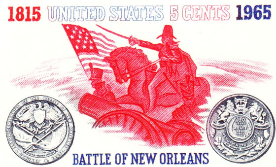 Battle of New Orleans Postage Stamp