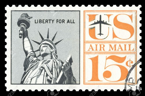 Statue of Liberty Air Mail Stamp