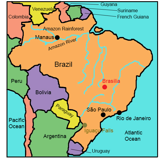 Brasil Puzzle  Geography Learning Game