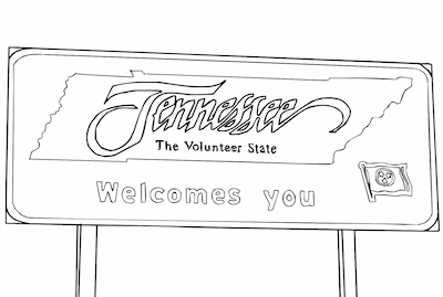 tennessee state tree coloring page