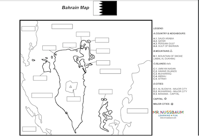 Bahrain Label-me Map