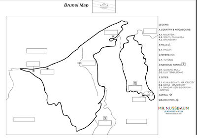 Brunei Label-me Map