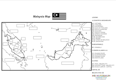 Malaysia label-me Map
