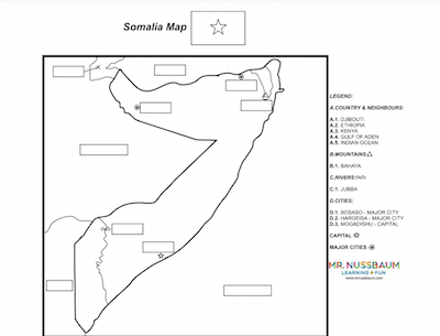 Somalia label-me Map