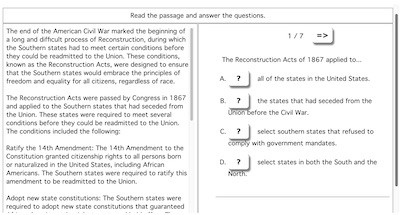 The Impeachment of Andrew Johnson Reading Comprehension - Online